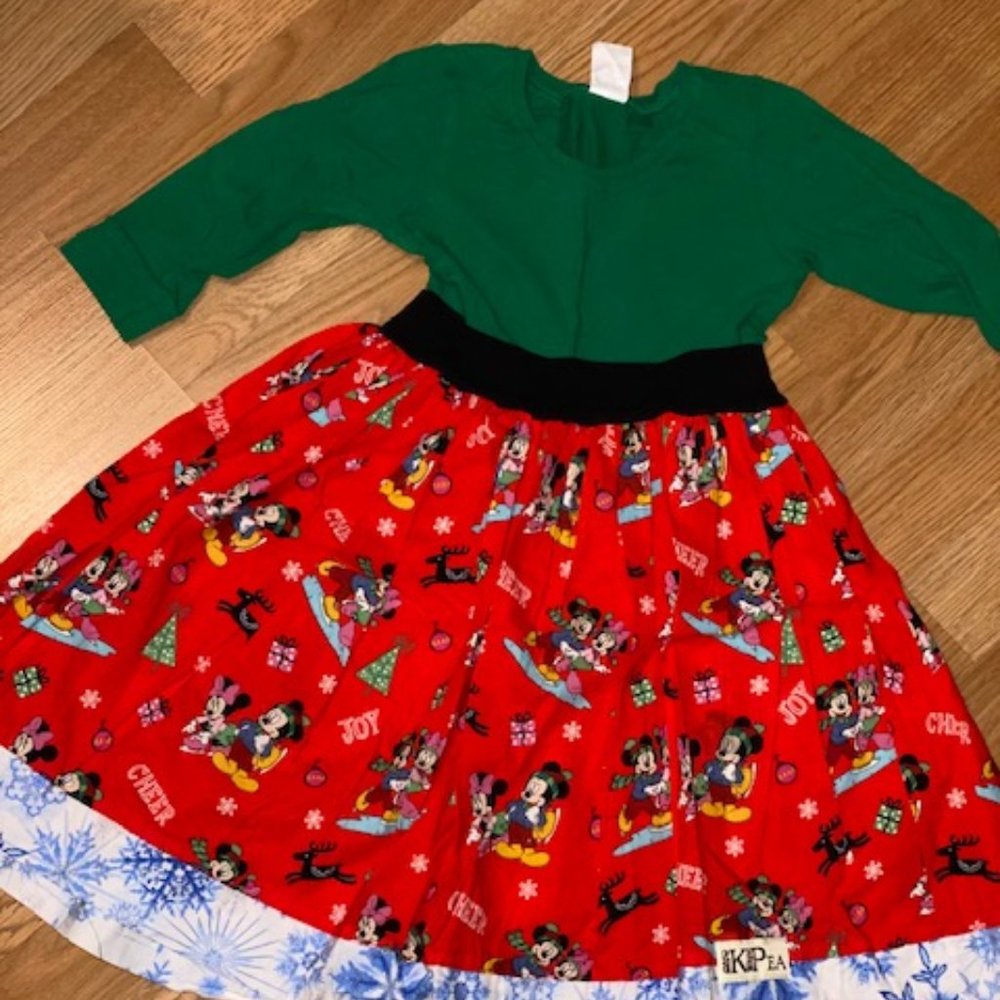 KPea girls Very Mickey Christmas dress